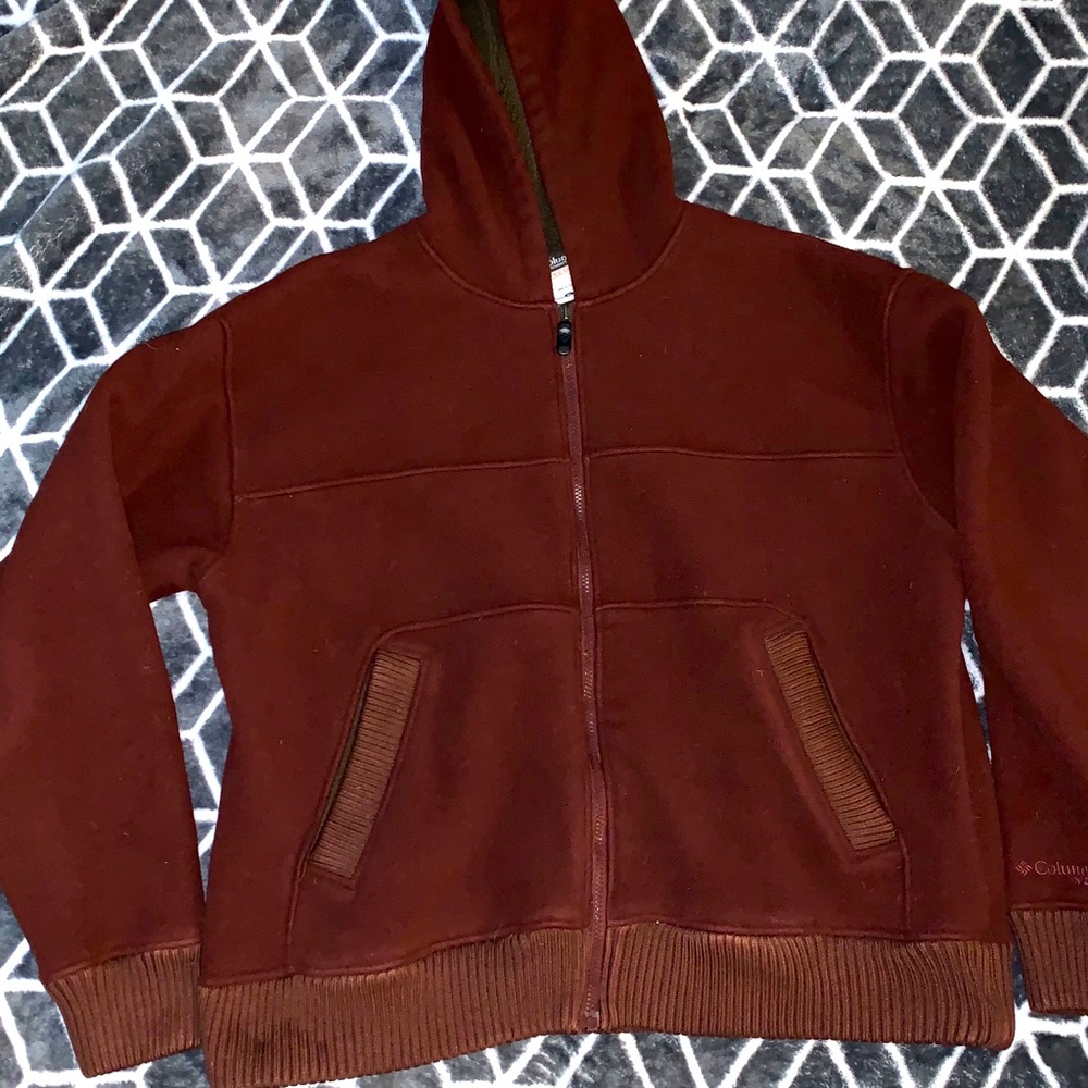 Men’s Columbia zip-up sweatshirt